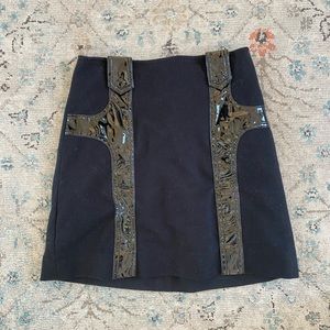 Vintage black mini skirt